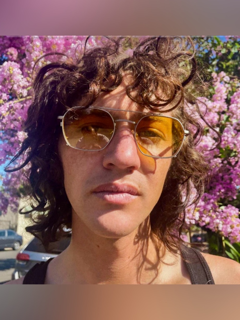 Crap Eyewear The Jazz Safari Sunglasses Honey Gradient Silver Aviator